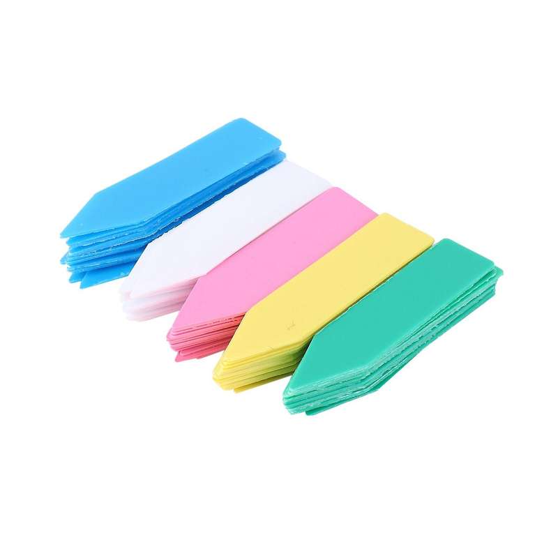 1000pcs 2 Inches Plastic Plant Labels Nursery Pot Marker Multi-color