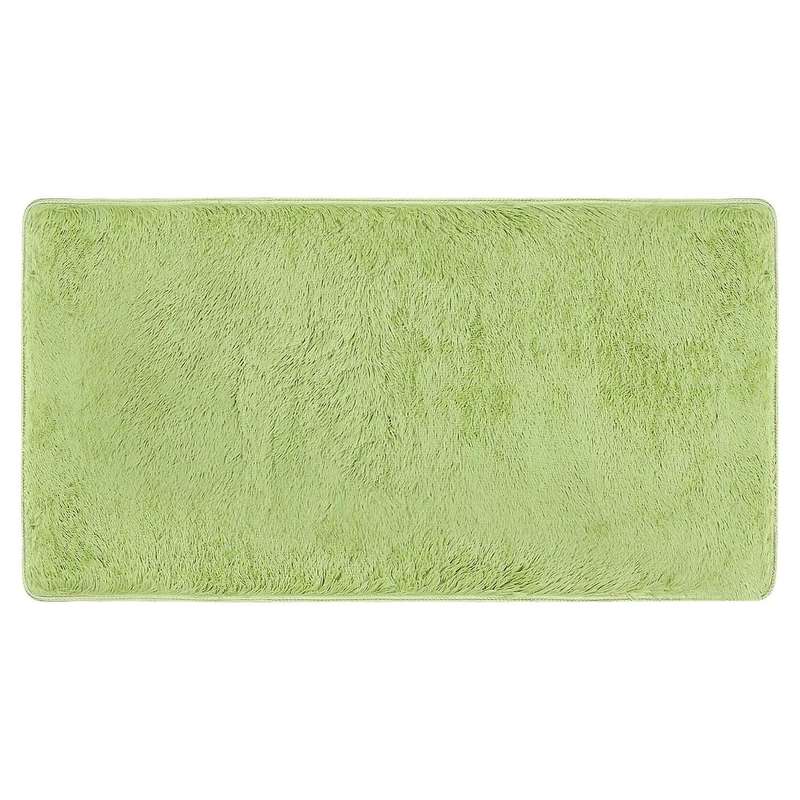 Fluffy Rugs for Bedroom,with Backing Non-slip Points(3x5 Feet,green)