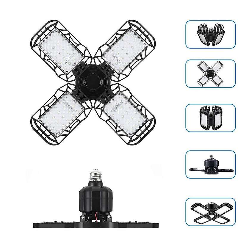 2-pack Led Garage Light Led Shop Light for Barn Garage and Attic