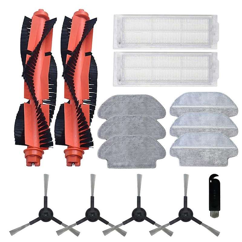 15pcs Hepa Filter+main Brush+side Brush+mop for Xiaomi Mijia Robot