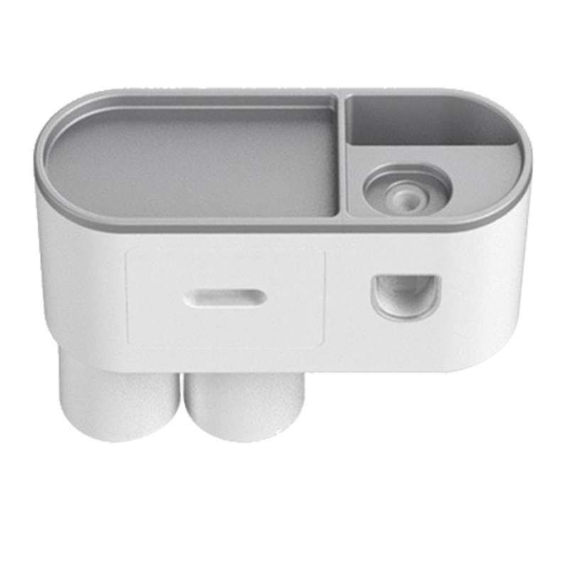 Magnetic Adsorption Inverted Toothbrush Holder Automatic(2 Cups)