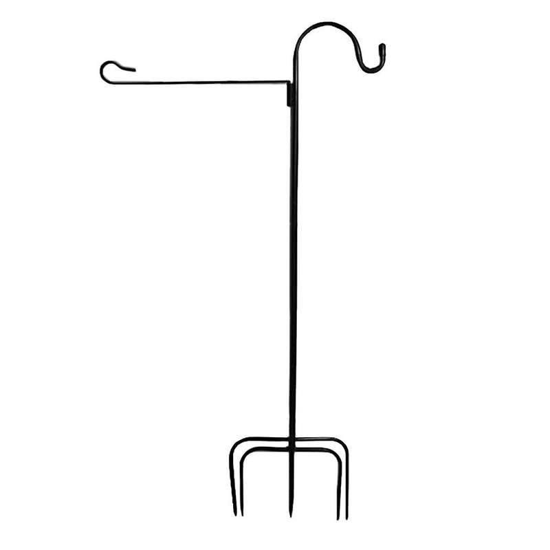 Garden Flag Holder Stand and Shepherd Hook for Flag Lights and Plants