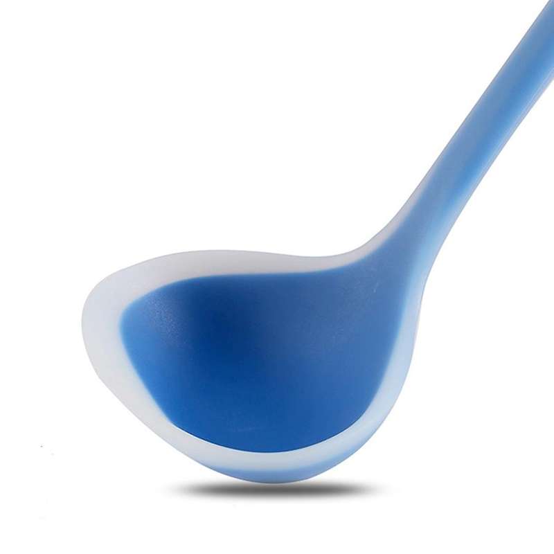 Semi-permeable Silicone Soup Spoon Nylon Kitchenware Soup Spoon