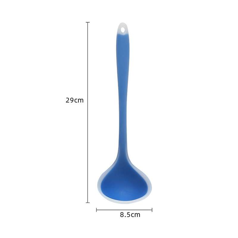 Semi-permeable Silicone Soup Spoon Nylon Kitchenware Soup Spoon