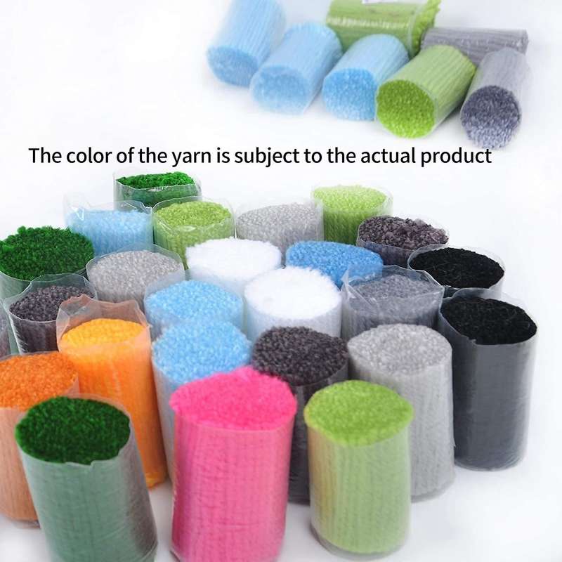 Latch Hook Kits Cushion Cover Pillowcase Embroidery Diy Kit Dog