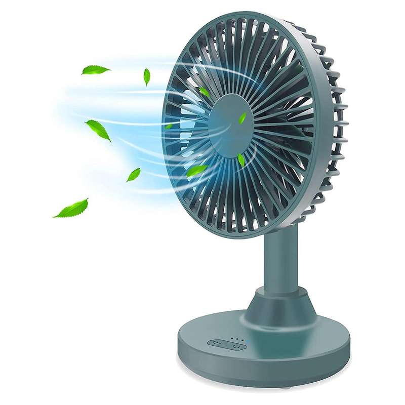 Usb Desk Fan,table Fan Oscillating Fan Green