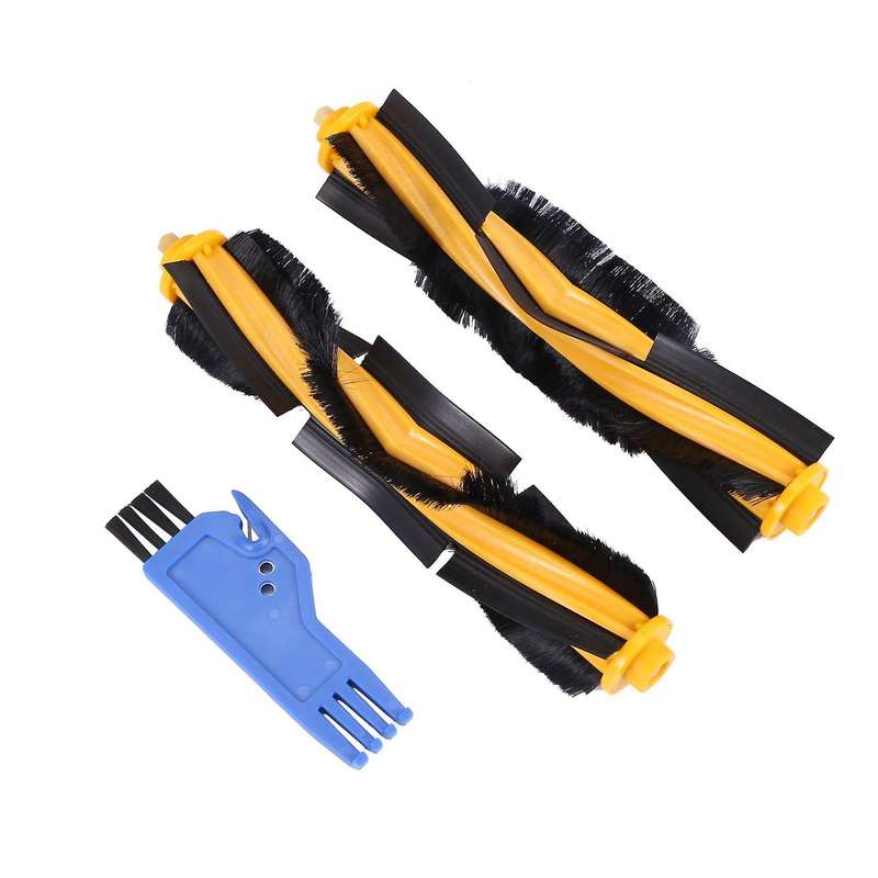 4 Pack Replacement Vacuum Cleaner Roller Brush for Ecovacs 950 Ozmo