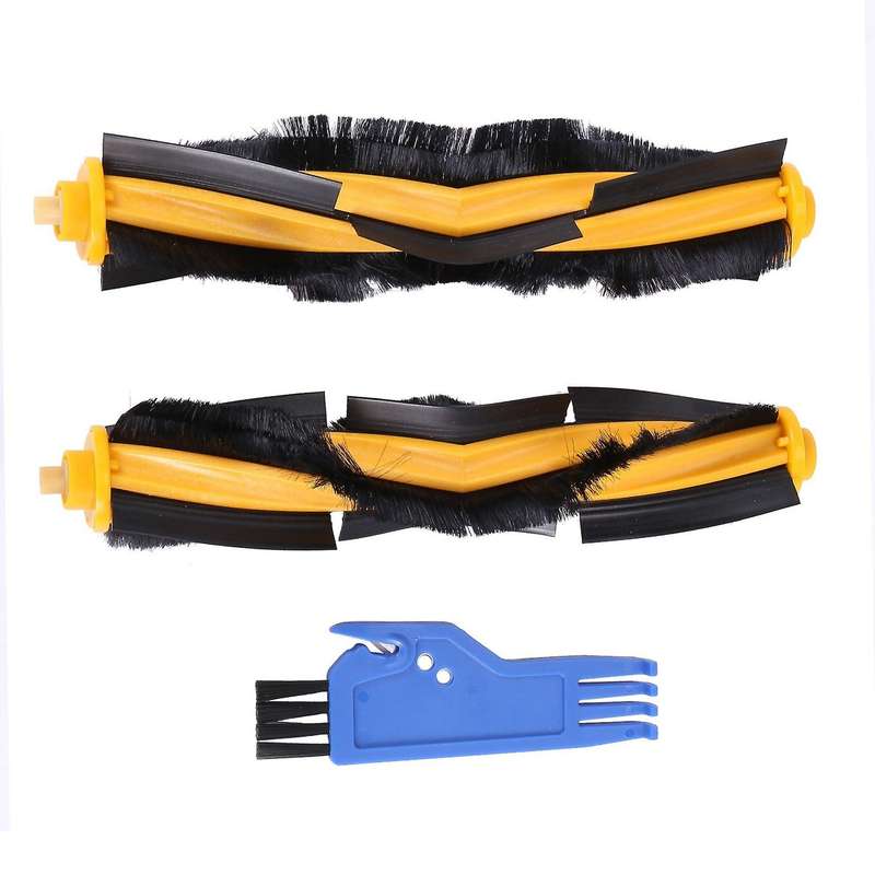 4 Pack Replacement Vacuum Cleaner Roller Brush for Ecovacs 950 Ozmo