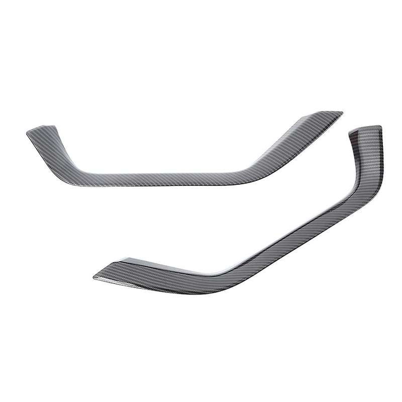 Front Fog Light Lamp Eyebrow Trim Cover Sticker Carbon Fiber