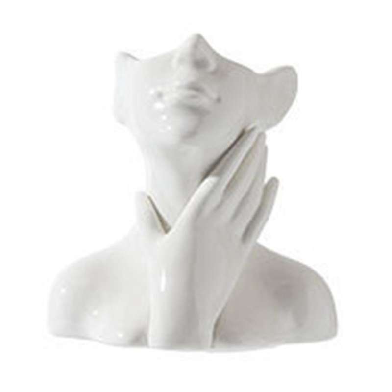Human Body Vase Nordic Style Simulation Human Body Art Ceramic Vase A