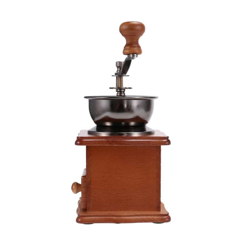 Coffee Bean Grinder Wooden Manual Coffee Grinder Stainless Steel