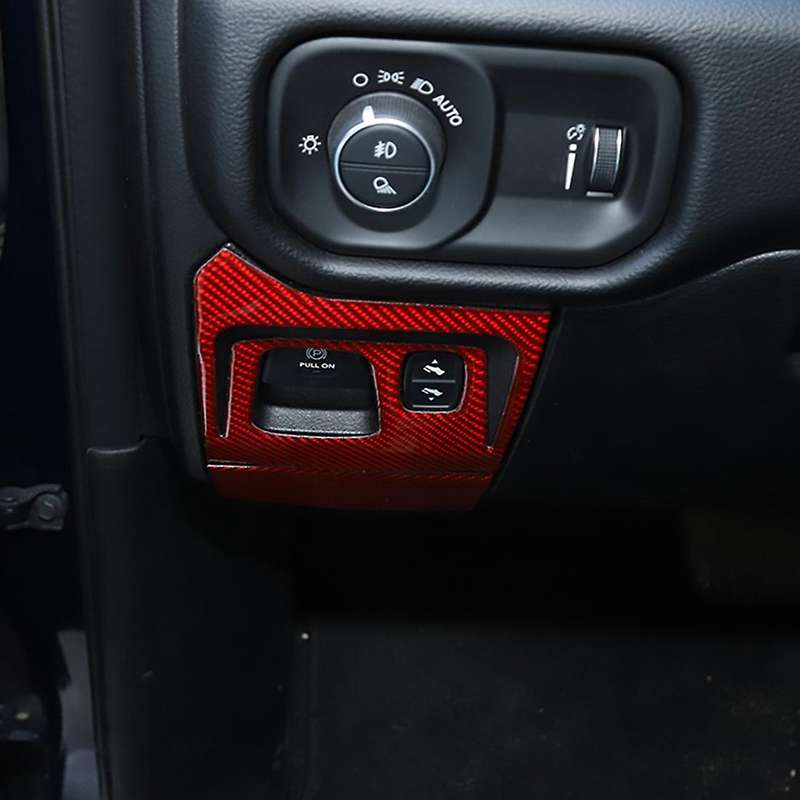 Handbrake Switch Decor Panel Stickers for Ram 1500 2018-2022 , B
