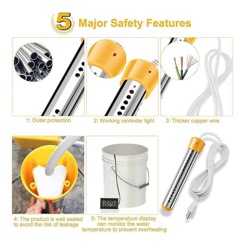 Water Heater 2000w, Water Heater for Inground Pools,inflatable Pool