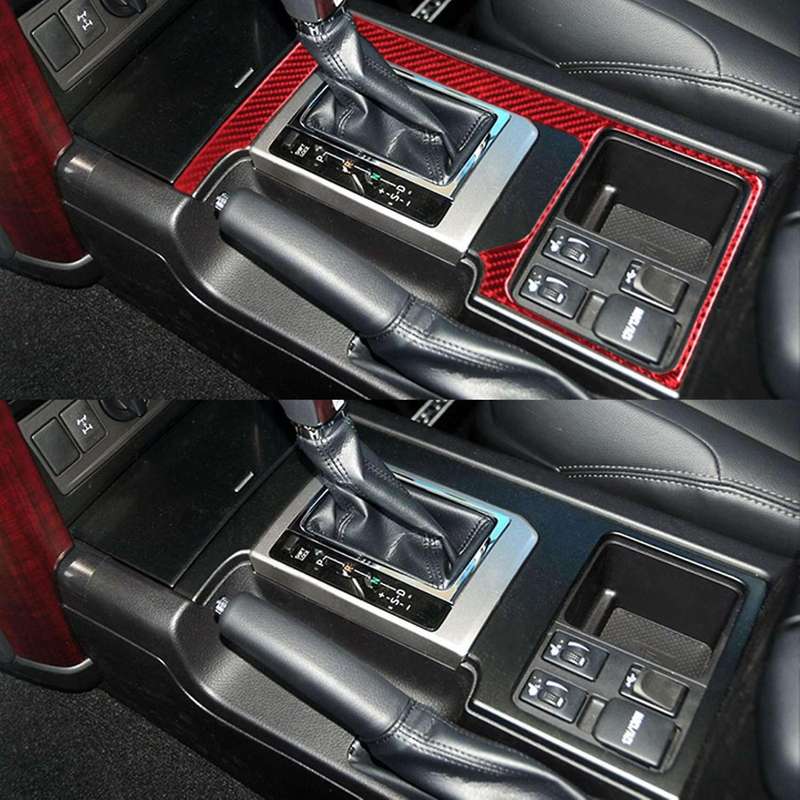 Car Gear Shift Panel Trim Sticker for Land Cruiser Prado 2010-2018