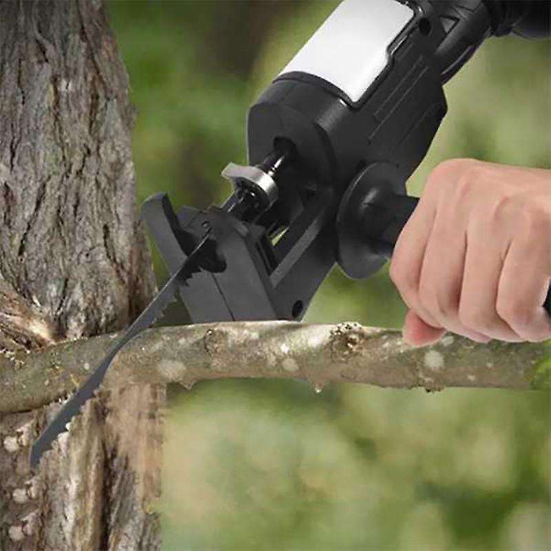 Reciprocating Saw Adapter Electric Drill Modified with 9 Saw Blades
