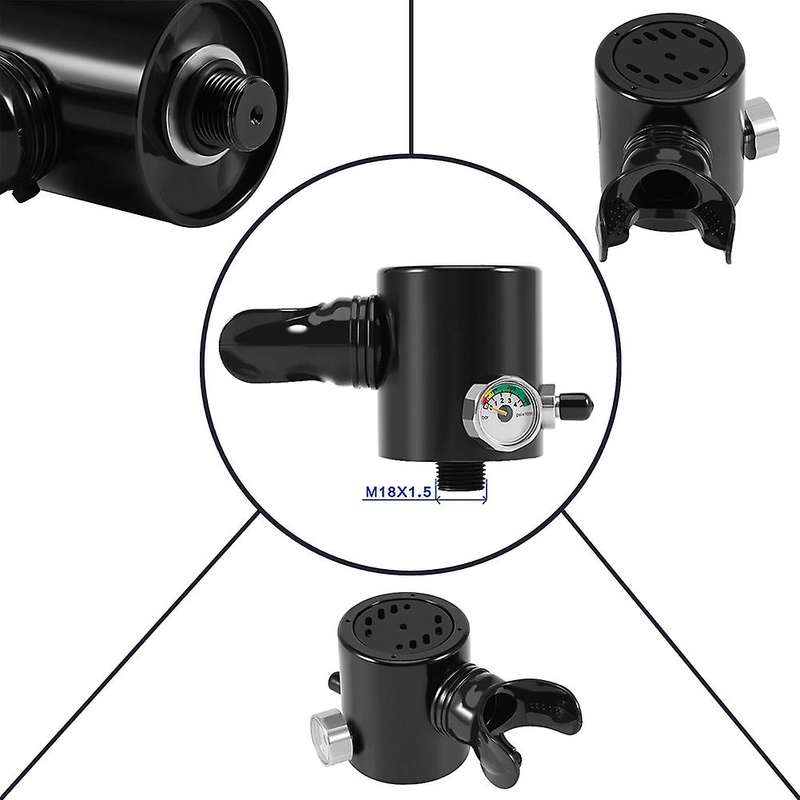 Smaco M10 Mini Oxygen Cylinder Diving Equipment Pressure Gauge