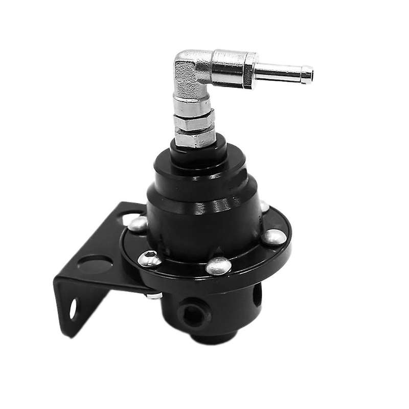 Car Fuel Pressure Gauge Adjustable Fuel Pressure Regulator Black