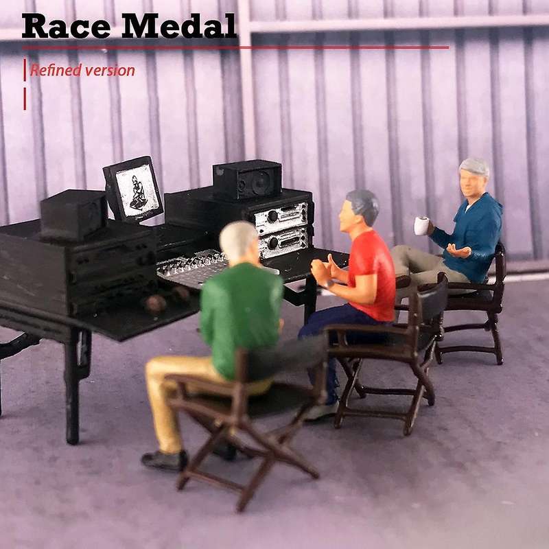 Rm Model 1:64 Advertising Creative Hand-run Miniature Scene Gray