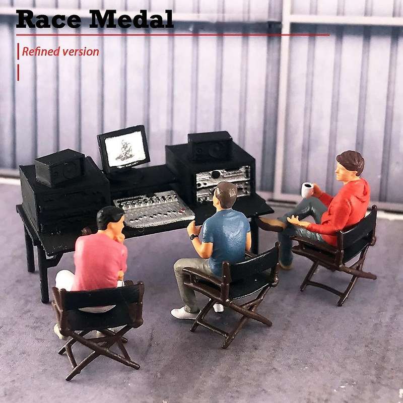 Rm Model 1:64 Advertising Creative Hand-run Miniature Scene Gray