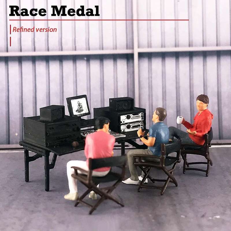 Rm Model 1:64 Advertising Creative Hand-run Miniature Scene Gray