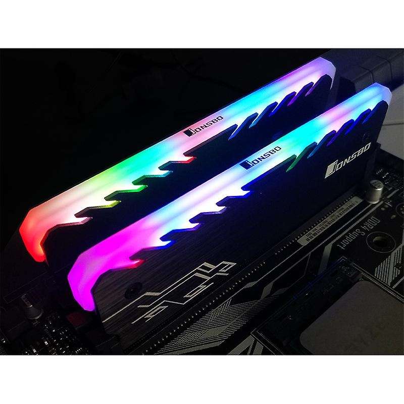 2pcs Jonsbo Memory Cooling Vest Radiator Cooler Shell Rgb Led 256