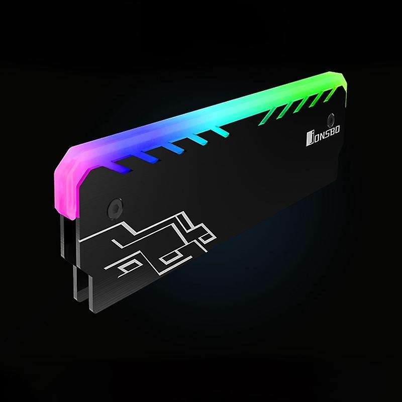 2pcs Jonsbo Memory Cooling Vest Radiator Cooler Shell Rgb Led 256