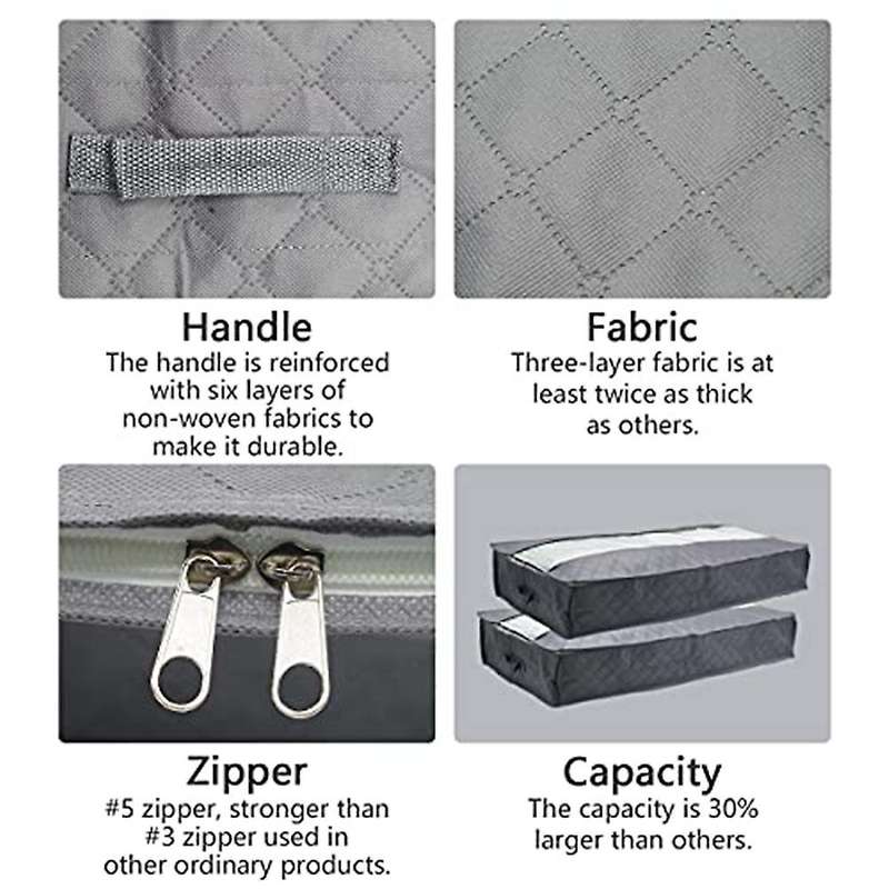 Storage Bed Box Clothes Storage Bed Box for Duvets, Clothes Bedding