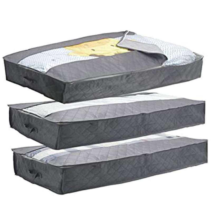 Storage Bed Box Clothes Storage Bed Box for Duvets, Clothes Bedding