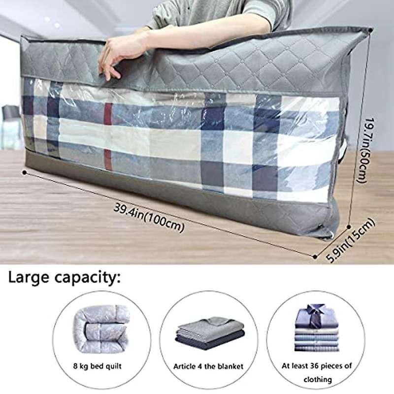 Storage Bed Box Clothes Storage Bed Box for Duvets, Clothes Bedding