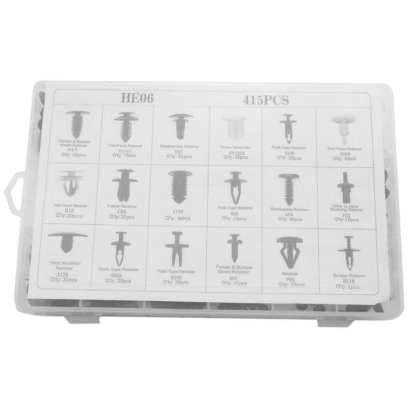 Car Retainer Clips Fasteners Kit for Gm Ford Toyota Honda Chrysle