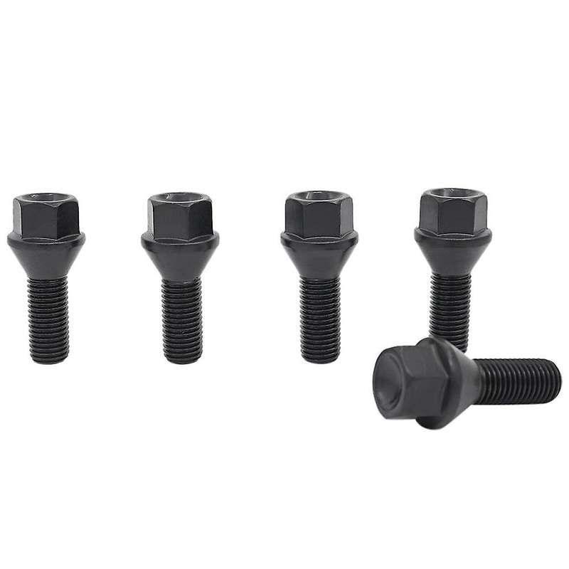 5pcs Car Wheels Lug Bolts Wheel Lug Bolt Nut for -bmw E90 E91 E92 E93