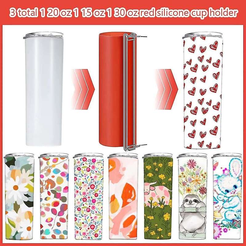 30oz Heat Press Silicone Mug Clamp Fixture for Diy Mugs Printing