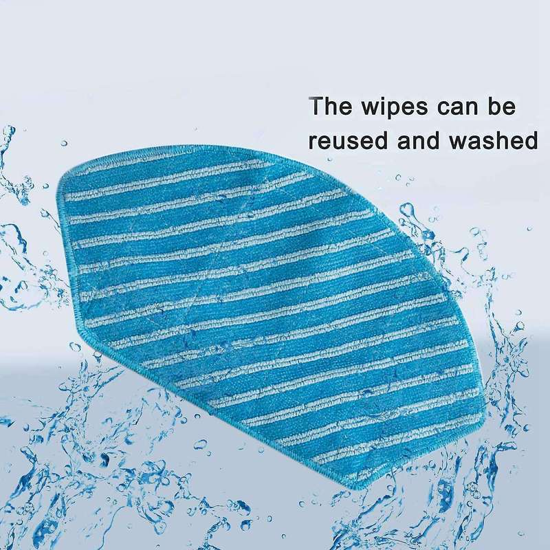 16pcs Spare Parts for Midea M7 I10 M71cn Side Brush Filter Mops Cloth