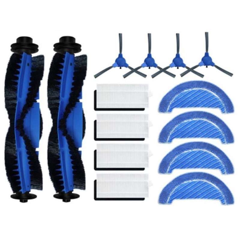 For Cecotec Conga 1099/1990 Hepa Filter Main Side Brush Mop Cloth Rag