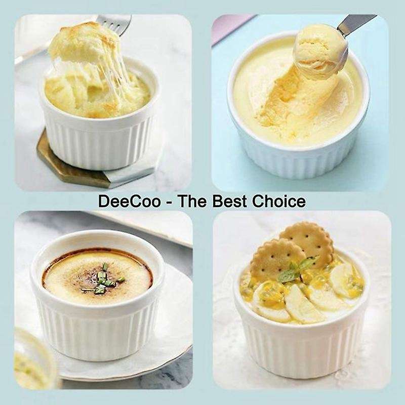 6pack 3 Inch Ceramic Ramekins Porcelain Souffle Cup