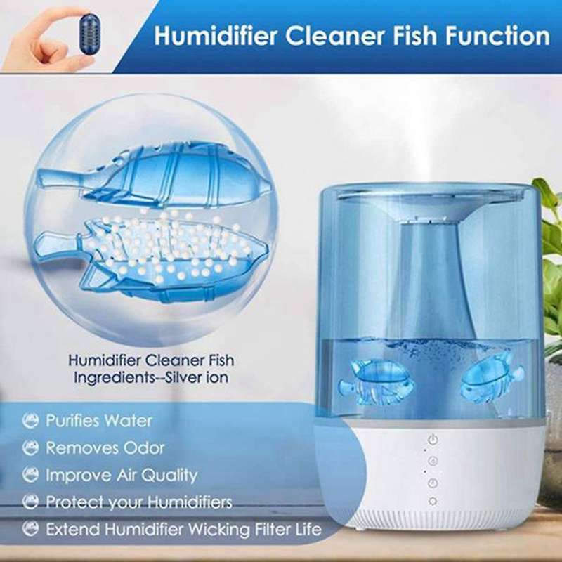 18pack Humidifier Cleaner Fish,for Homedics Warm&cool Humidifier
