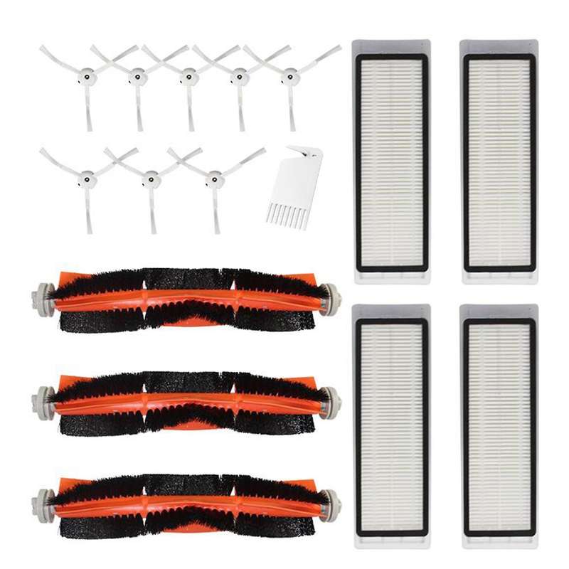 Hepa Filter Side Brush Main Brush for Xiaomi Roborock S50 Cleaner