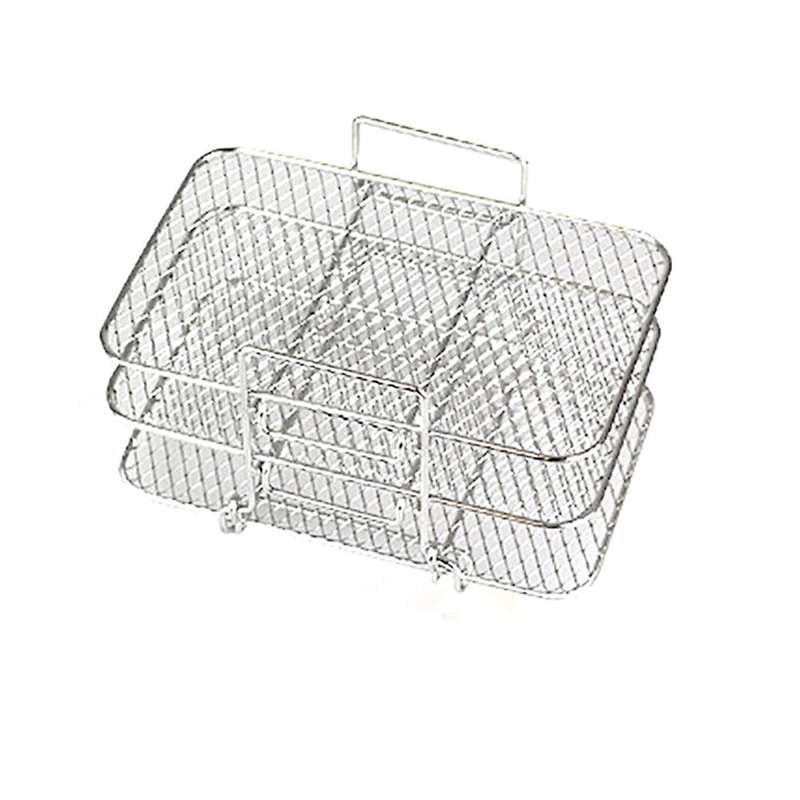 Grill Stand Air Fryer with Three Stackable Layers