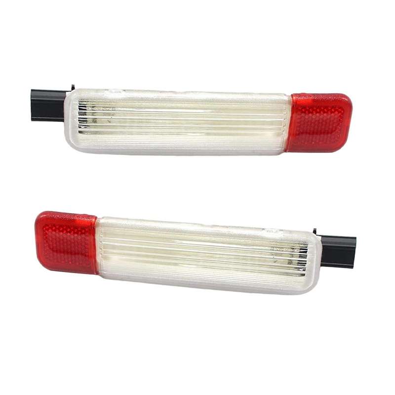 2pcs Car Door Courtesy Welcome Lights Openning Door Warning Lamp