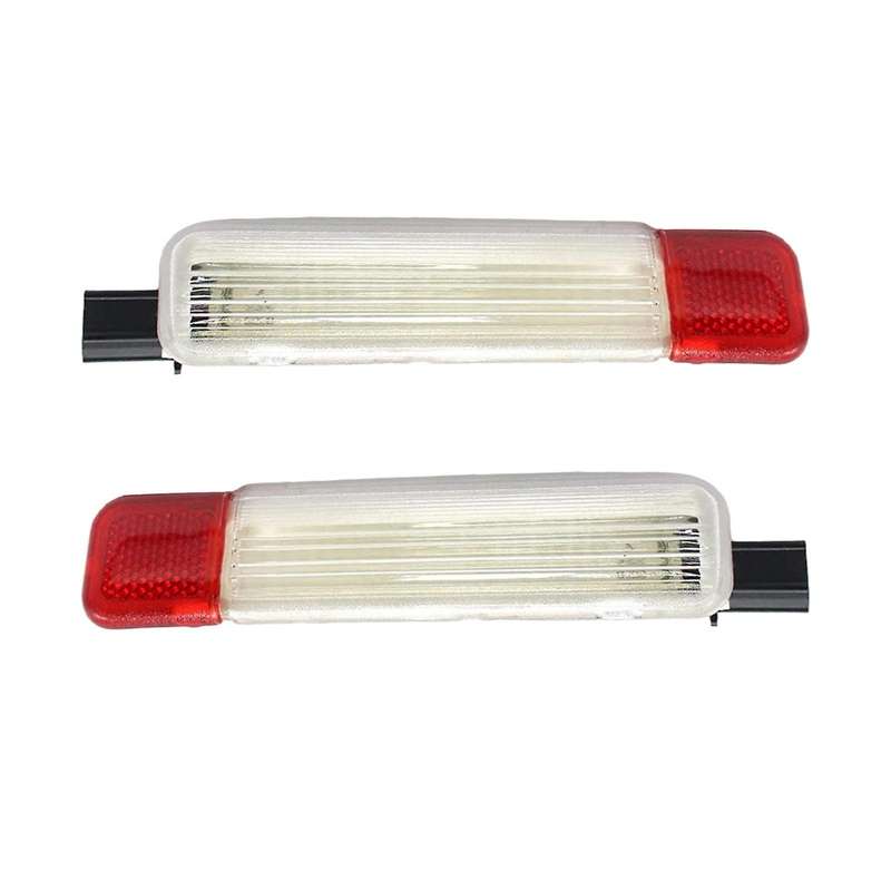 2pcs Car Door Courtesy Welcome Lights Openning Door Warning Lamp