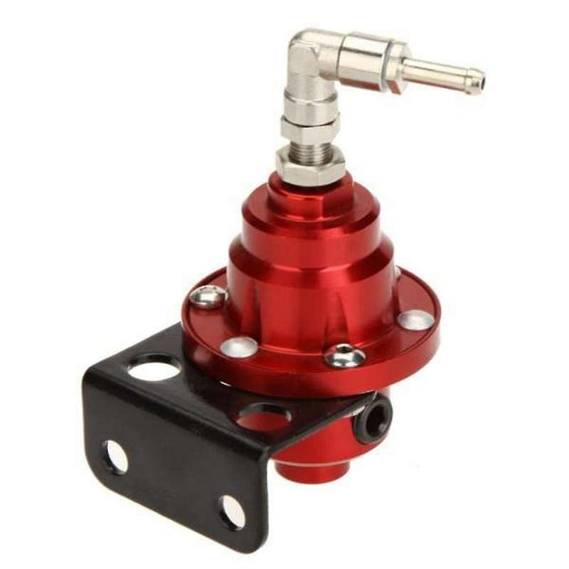 Car Fuel Pressure Gauge Adjustable Fuel Pressure Regulator Red