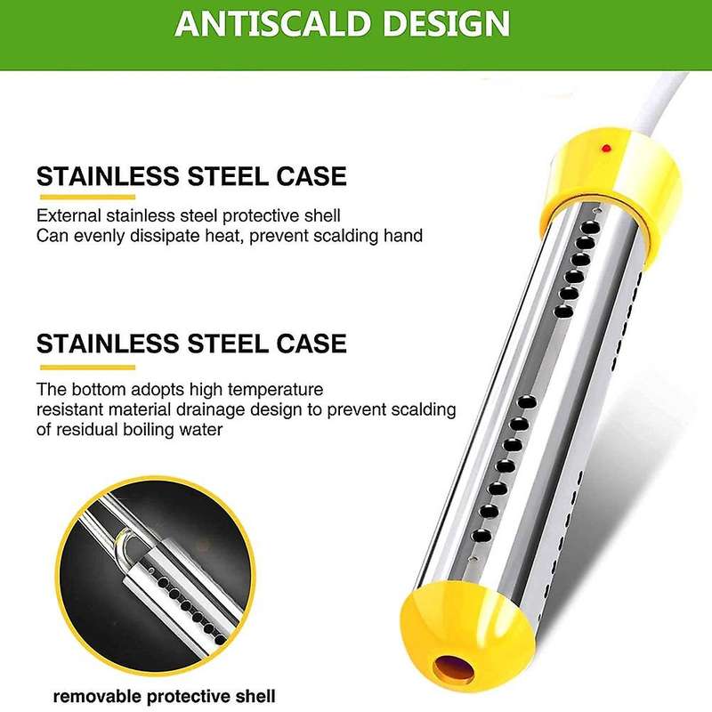 Immersion Electric Submersible Water Heater Us Plug(yellow)