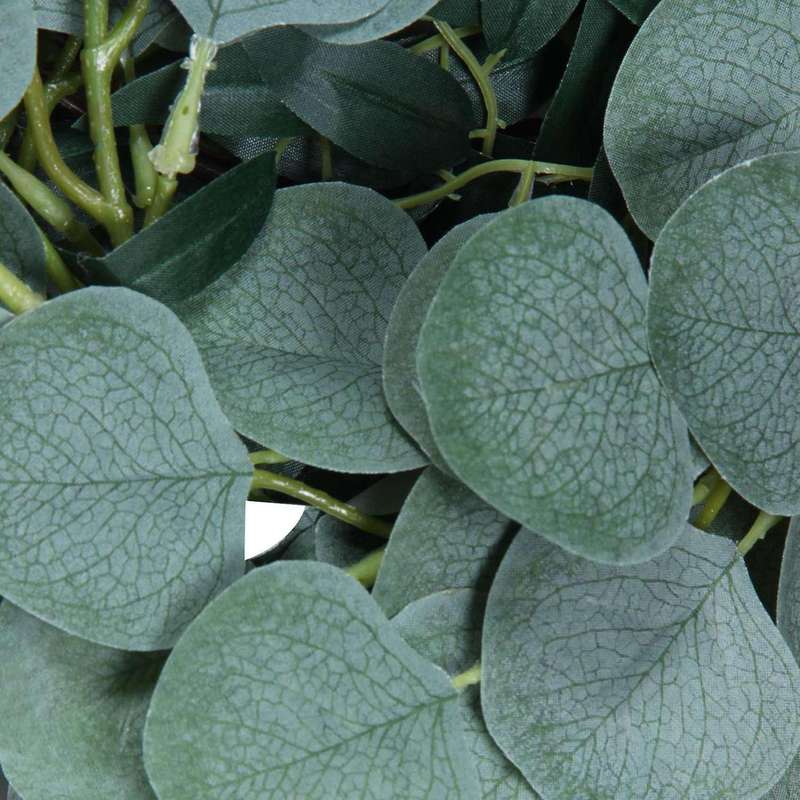 2x 6.5-foot Eucalyptus Garland and 6-foot Willow Branches Leaf Green