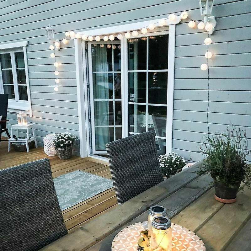 Solar Fairy Lights Outdoor 30 Led Lights Lighting Garden Ip44