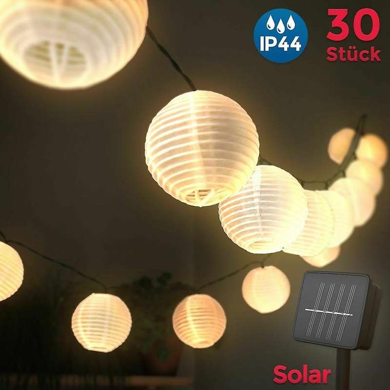 Solar Fairy Lights Outdoor 30 Led Lights Lighting Garden Ip44