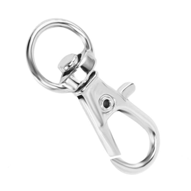 60pcs Swivel Snap Hooks and D Rings (1 Inch Inside Width)