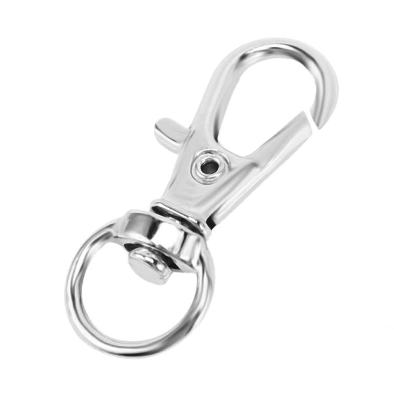 60pcs Swivel Snap Hooks and D Rings (1 Inch Inside Width)