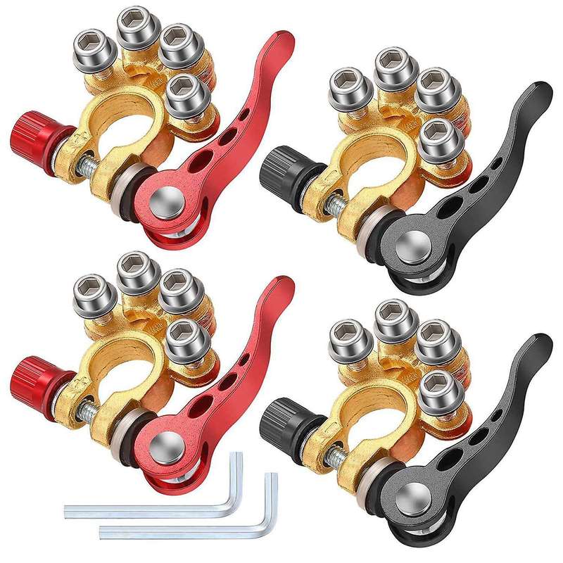 4pcs Battery Terminal Sae/jis Type A Binding Post Battery Connector