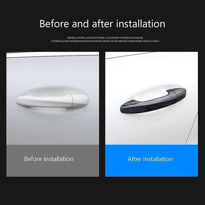 For Benz W247 2022 Car Door Handle Cover Trim Sticker ,carbon Fiber