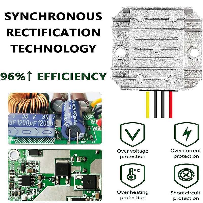 8v-40v Step Down to 12v 3a 36w,voltage Regulator for Led Power